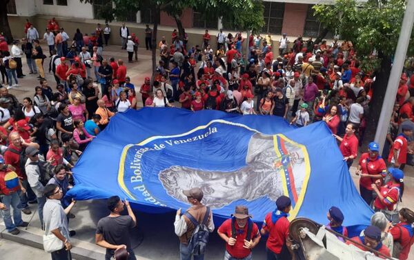 Pro-Maduro protest in Caracas against US sanctions - Sputnik International
