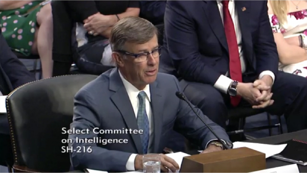Retired US Vice Adm. Joseph Maguire speaking at his confirmation hearing before the Senate Select Committee on Intelligence for Director of the National Counterterrorism Center - Sputnik International