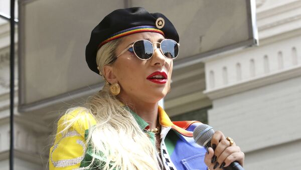 Lady Gaga participates in the second annual Stonewall Day honoring the 50th anniversary of the Stonewall riots, hosted by Pride Live and iHeartMedia, in Greenwich Village on Friday, June 28, 2019, in New York - Sputnik International