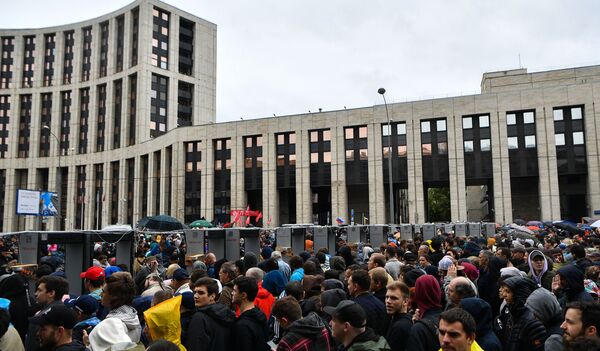 About 20,000 Join Authorised Rally in Central Moscow on Saturday - Police About 20,000 Join Authorised Rally in Central Moscow on Saturday - Police - Sputnik International