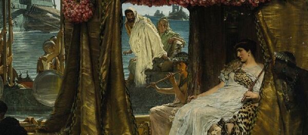The Meeting of Antony and Cleopatra by Lawrence Alma-Tadema The Meeting of Antony and Cleopatra by Lawrence Alma-Tadema - Sputnik International
