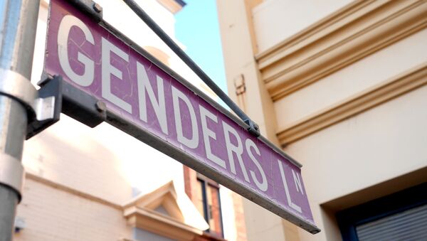 A road sign reading 'Genders Lane' - Sputnik International
