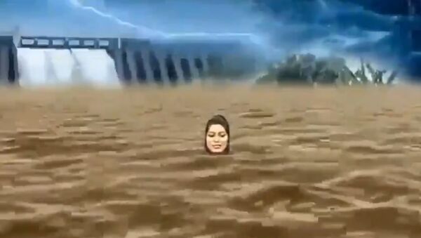 An Indian television anchor’s  “drowning ” act has amused Twitter users, instead of relaying the direness of the flood situation in the southern state of Karnataka. - Sputnik International