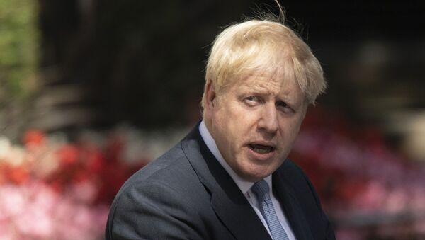 Britain's new Prime Minister Boris Johnson delivers his inaugural outside Downing Street, in London, Great Britain. - Sputnik International