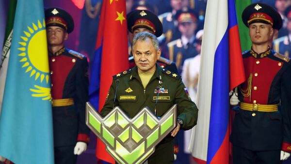 Sergei Shoigu takes part in the closing ceremony  of the 5th International Army Games 2019, Russia, Kubinka - Sputnik International