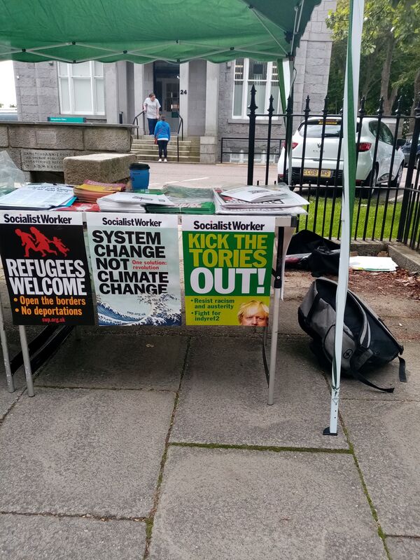 Protestors Take to Streets in Aberdeen Demanding 2nd Scottish Independence Referendum (Photos) Protestors Take to Streets in Aberdeen Demanding 2nd Scottish Independence Referendum (Photos) - Sputnik International