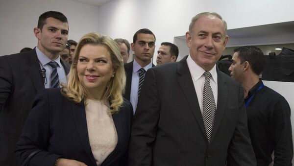 Israeli Prime Minister Benjamin Netanyahu and his wife Sarah - Sputnik International
