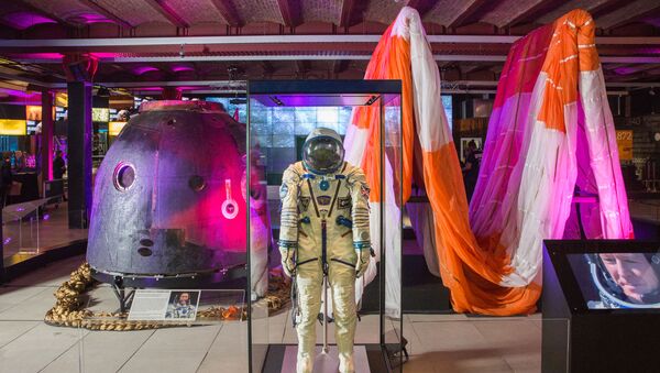 Tim Peake's Spacecraft and spacesuit at Science and Industry Museum, Manchester - Sputnik International