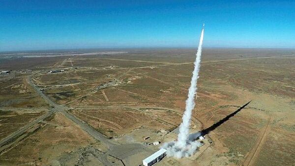 A rocket launch from RAAF Woomera, South Australia in 2017 - Sputnik International