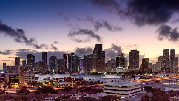 Miami, Florida, skyline, sunset - Sputnik International
