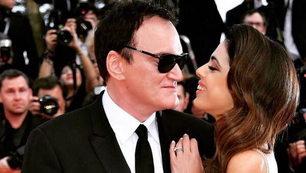 Film director Quentin Tarantino and his wife Daniella Pick at the premier of his tenth film, One Upon A Time In Hollywood, at Cannes - Sputnik International