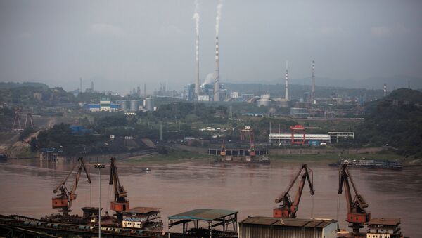 A general view of a dock for Chongqing Iron and Steel - Sputnik International