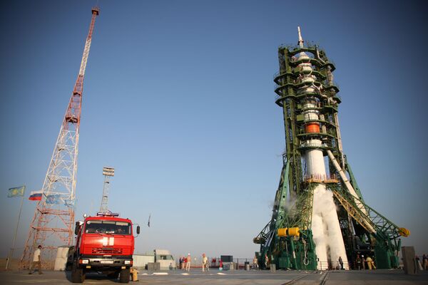 Soyuz-2.1a carrier rocket is being prepared to be launched - Sputnik International