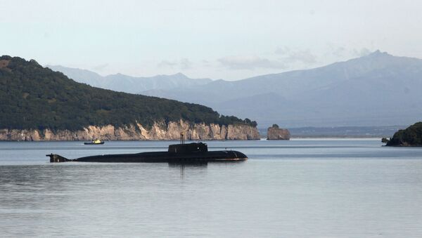 Russian Oscar-Class Submarine of Project 949 in Kamchatka - Sputnik International