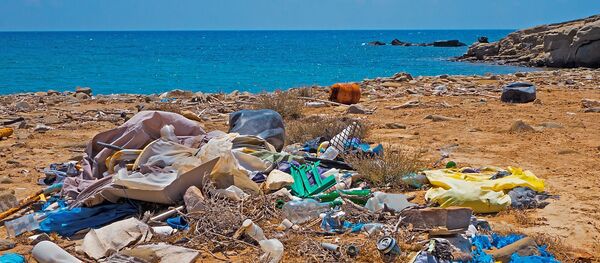 Garbage on beach - Sputnik International