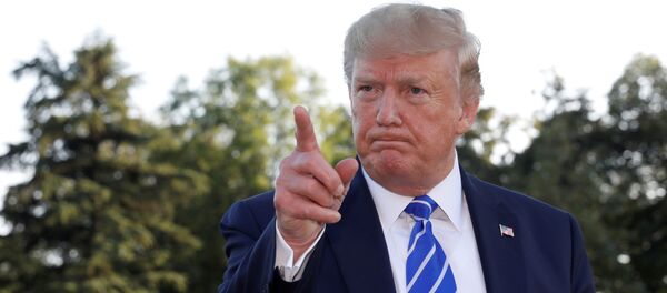 U.S. President Donald Trump speaks with reporters on the South Lawn of the White House in Washington, U.S., before his departure to Camp David, August 30, 2019. - Sputnik International