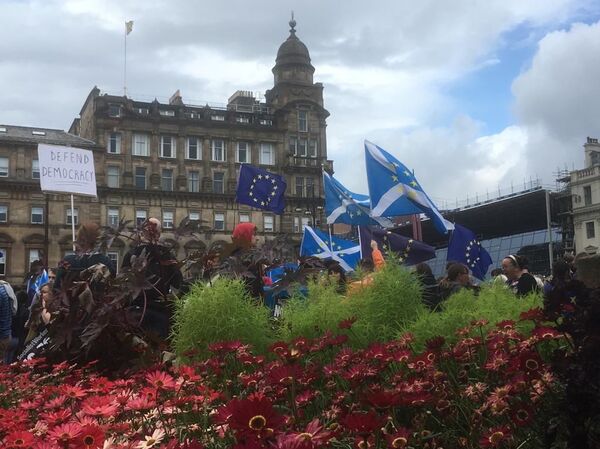 ‘Stop the Coup Coup Kachoo!’: Glasgow Protesters Rally Against Prorogation ‘Stop the Coup Coup Kachoo!’: Glasgow Protesters Rally Against Prorogation - Sputnik International