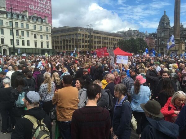‘Stop the Coup Coup Kachoo!’: Glasgow Protesters Rally Against Prorogation ‘Stop the Coup Coup Kachoo!’: Glasgow Protesters Rally Against Prorogation - Sputnik International