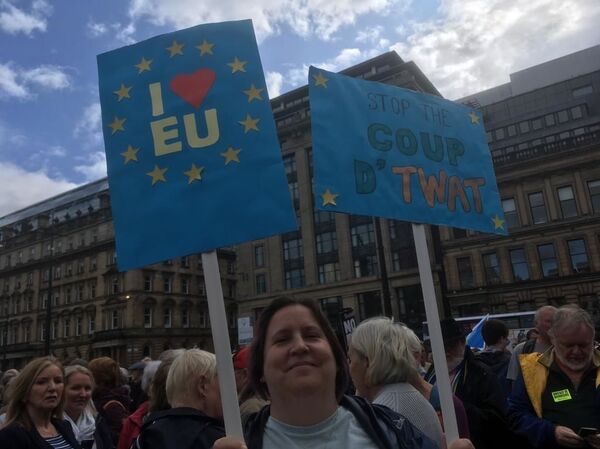 ‘Stop the Coup Coup Kachoo!’: Glasgow Protesters Rally Against Prorogation ‘Stop the Coup Coup Kachoo!’: Glasgow Protesters Rally Against Prorogation - Sputnik International