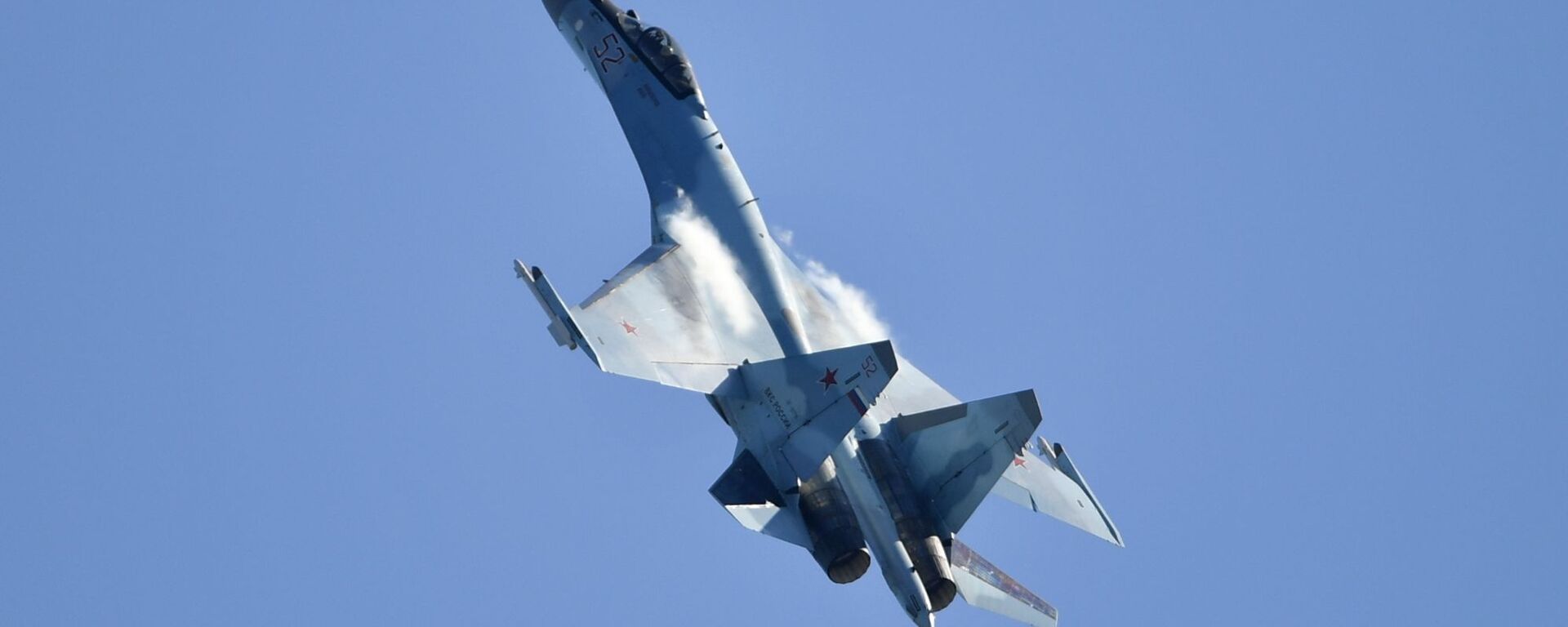 Russia's multipurpose Su-35 jet performs at the MAKS-2019 international aviation and space show in Zhukovsky outside Moscow. - Sputnik International, 1920, 09.11.2020