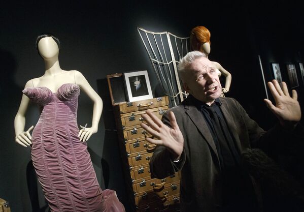 French fashion designer Jean Paul Gaultier attends his exhibition The Fashion World of Jean Paul Gaultier.  From the Sidewalk to the Catwalk. - Sputnik International
