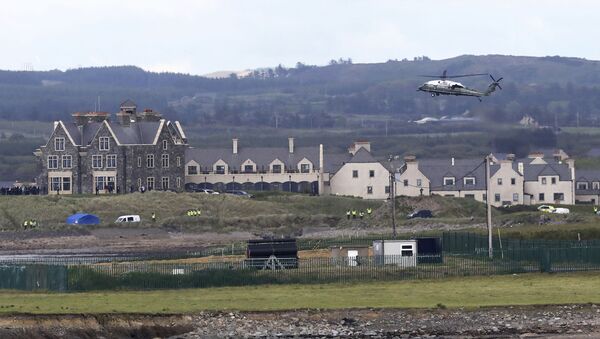 Marine One helicopter arrives at Trump International Golf Resort Doonbeg, west of Ireland Thursday, June 6, 2019 - Sputnik International
