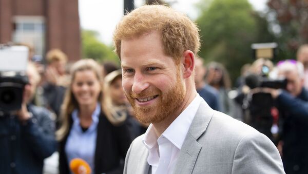 Prince Harry arrives at the ADAM Tower, in Amsterdam, on September 3, 2019, for the introduction of a project and global partnership between Booking.com, SkyScanner, CTrip, TripAdvisor and Visa, an initiative led by the Duke of Sussex to change the travel industry to better protect tourist destinations and communities that depend on it - Sputnik International