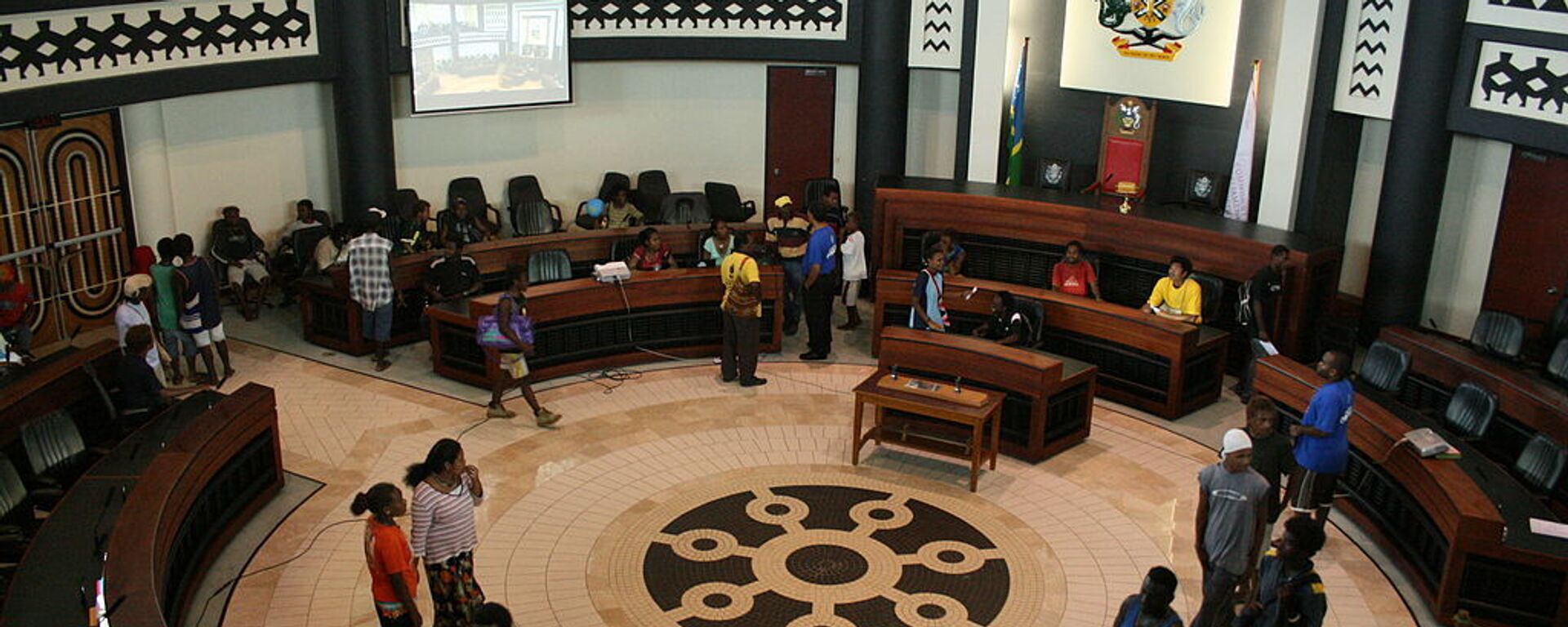 The inside of the House of Parliament in Honiara, Solomon Islands - Sputnik International, 1920, 27.11.2021