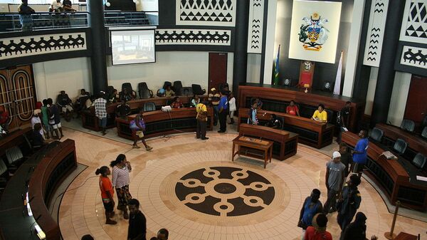 The inside of the House of Parliament in Honiara, Solomon Islands - Sputnik International