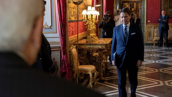 Italian Prime Minister Giuseppe Conte attends a meeting with President Sergio Mattarella at the Quirinal Palace in Rome, Italy, September 4, 2019 - Sputnik International