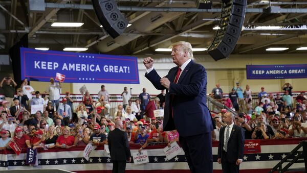 U.S. President Donald Trump holds a campaign rally in Fayetteville, North Carolina, U.S., September 9, 2019 - Sputnik International