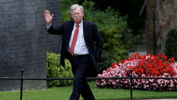 USA-BRITAIN/ U.S. National Security Advisor John Bolton arrives for a meeting with Britain's Chancellor of the Exchequer Sajid Javid at Downing Street in London - Sputnik International