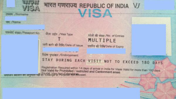 Visa for the Republic of India - Sputnik International