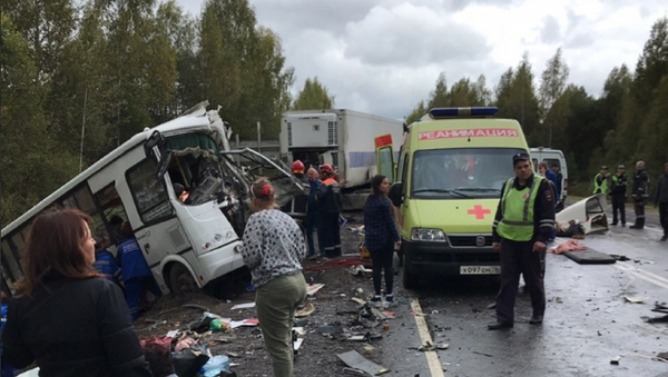 Road accident in Yaroslavl Region - Sputnik International