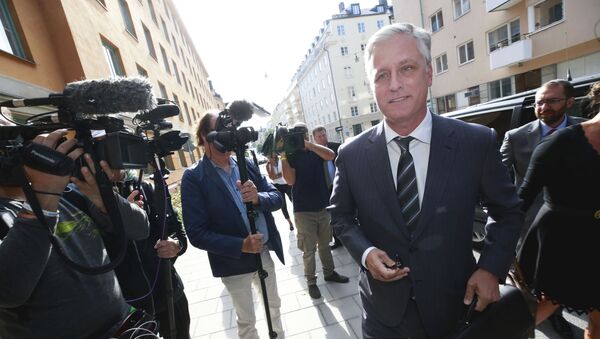 Robert C O'Brien, US Special Envoy Ambassador, arrives at the district court to follow the trial against US rapper ASAP Rocky (not in picture) in Stockholm on August 1, 2019. - Sputnik International
