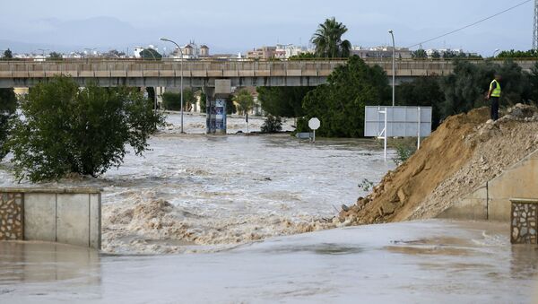 Torrential rains hit southeastern Spain - Sputnik International