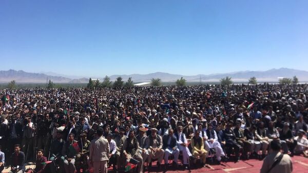 President Ashraf Ghani  election rally targeted by an explosion in  Parwan province - Sputnik International