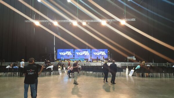 Likud HQ ahead of announcement of parliamentary election results - Sputnik International
