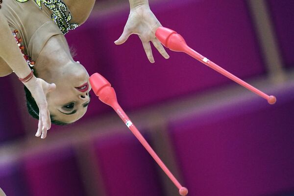 Neviana Vladinova, Bulgaria, at the Rhythmic Gymnastics World Championships in Baku - Sputnik International