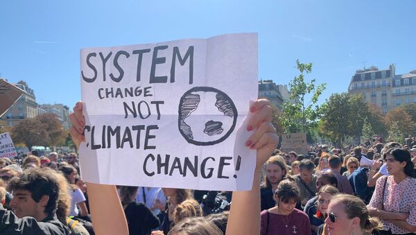  Demonstration of climate change activists in Paris - Sputnik International