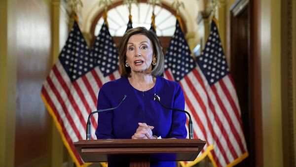 House Speaker Nancy Pelosi announces Trump impeachment inquiry at the US Capitol in Washington - Sputnik International