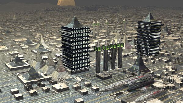  A futuristic city - Sputnik International