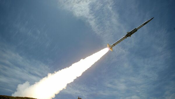 The GQM-163A Coyote Supersonic Sea-Skimming Target test launch - Sputnik International