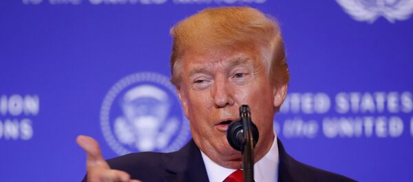 US President Donald Trump addresses a news conference on the sidelines of the 74th session of the United Nations General Assembly (UNGA) in New York City - Sputnik International