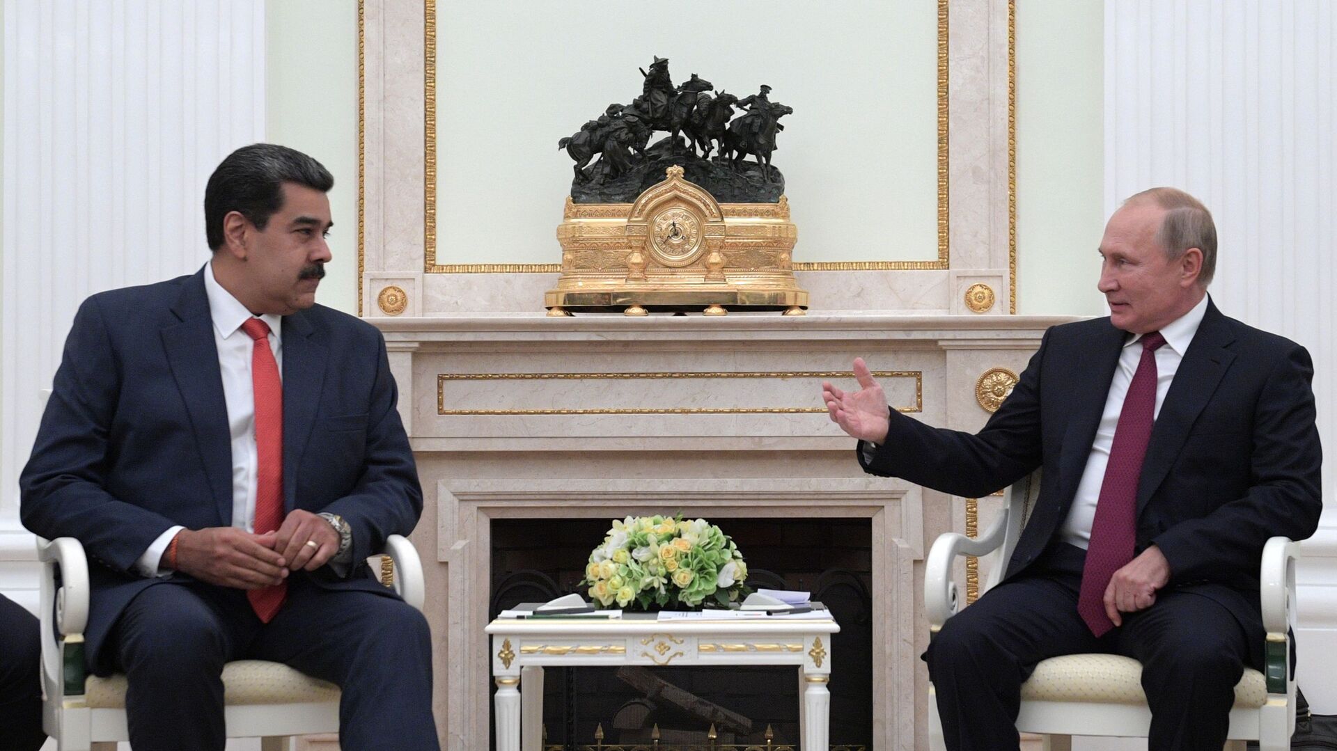 Venezuelan President Nicolas Maduro held talks with Russian President Vladimir Putin in Moscow. - Sputnik International, 1920, 21.01.2022