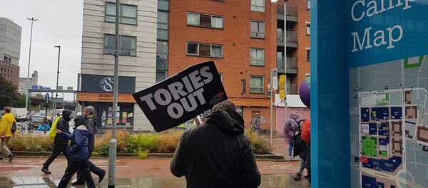 Protesters Are Gathering Today in Manchester in Anger Over the Incumbent Conservative Government Protesters Are Gathering Today in Manchester in Anger Over the Incumbent Conservative Government - Sputnik International