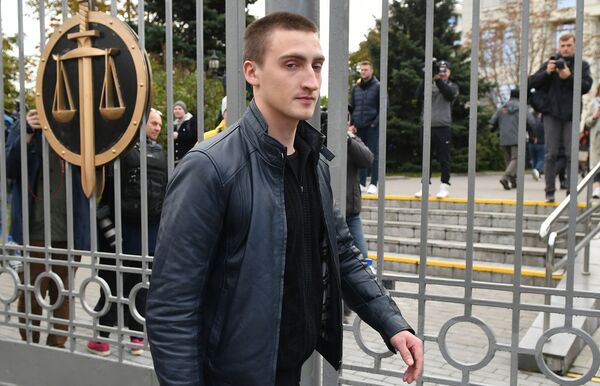 Moscow City Court Gives Actor Ustinov One-Year Suspended Sentence Instead of 3.5 Years in Prison Moscow City Court Gives Actor Ustinov One-Year Suspended Sentence Instead of 3.5 Years in Prison - Sputnik International