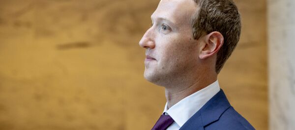 Facebook founder and CEO Mark Zuckerberg leaves a meeting with Senator John Cornyn (R-TX) in his office on Capitol Hill on September 19, 2019 in Washington, DC. Facebook founder and CEO Mark Zuckerberg leaves a meeting with Senator John Cornyn (R-TX) in his office on Capitol Hill on September 19, 2019 in Washington, DC. - Sputnik International