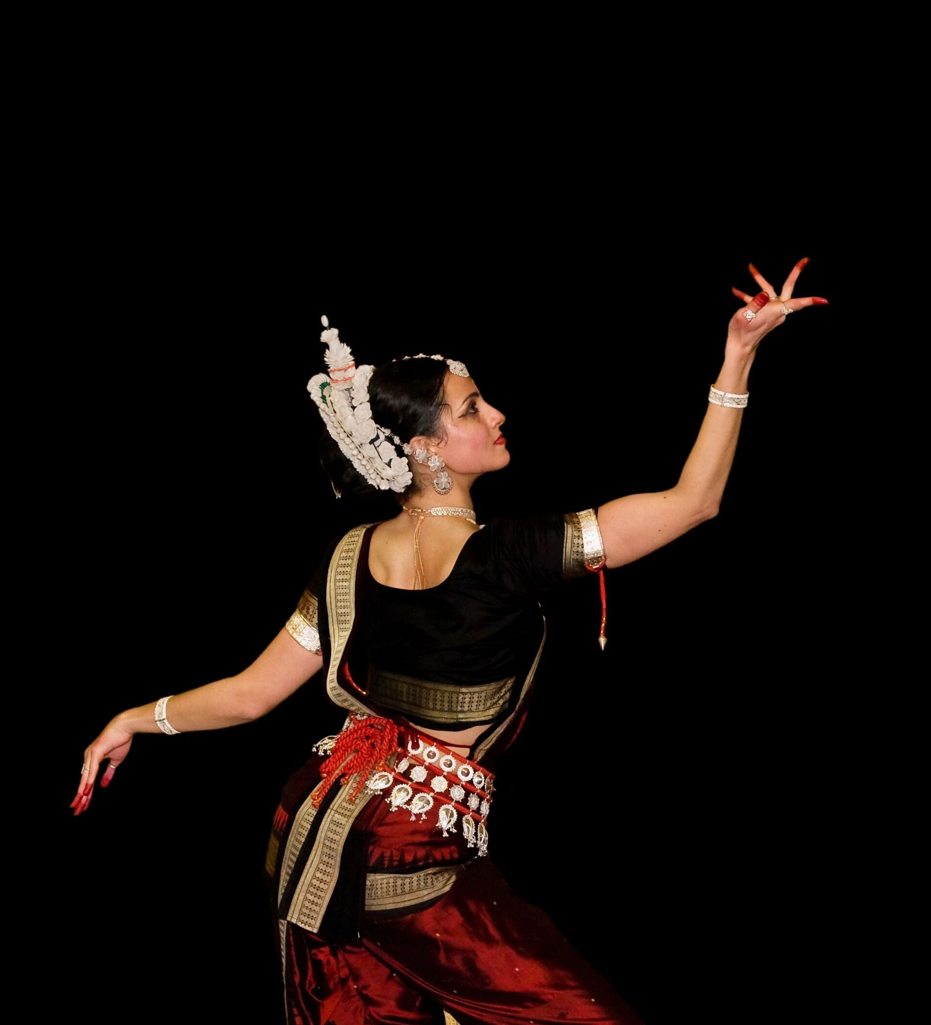Some examples of the traditional Bharatanatyam dress | Download Scientific  Diagram