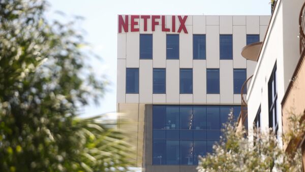 The Netflix logo is displayed at Netflix offices on Sunset Boulevard on May 29, 2019 in Los Angeles, California. - Sputnik International